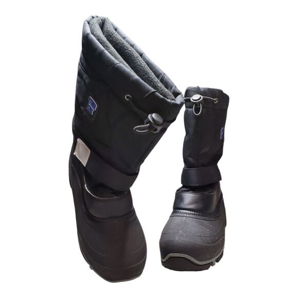 Storm Kidz Youth Unisex Snow Boots-Black Size 6- 0263 - Picture 5 of 9